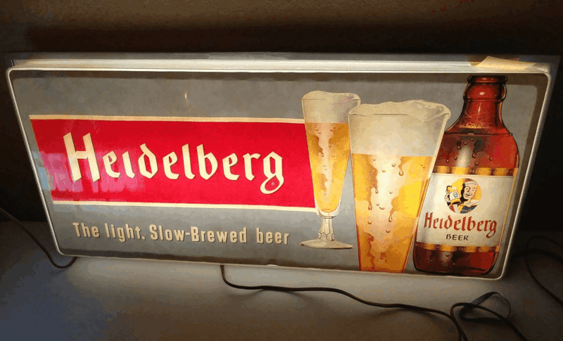 Heidelberg beer sign